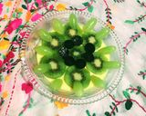A picture of step 9 of Vanilla Fruit Custard.