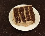 A picture of step 26 of Chocolate Layer Torte with Coconut Cream Filling and Frosting.