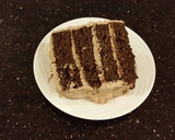 A picture of step 26 of Chocolate Layer Torte with Coconut Cream Filling and Frosting.