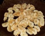 A picture of step 2 of Banana wafers.