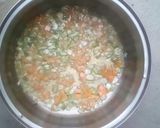 A picture of step 1 of Spring onion & parsley Rice.