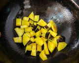 A picture of step 2 of Methi Begun Bengali Style.