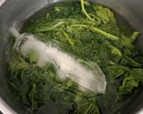 Foto langkah ke 1 dari resep Tumis Daun Singkong Pepaya Teri.