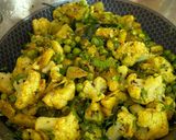 A picture of step 14 of Aloo Gobhi Matar Ki Sabzi.