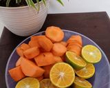 Foto langkah ke 1 dari resep #4.Jus wortel jeruk.