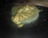 A picture of step 3 of Till ki Chikki.