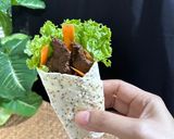 Gambar langkah 5 resipi Beef wraps.