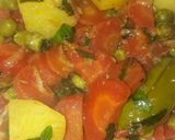 A picture of step 5 of Colorful mix sabzi.
