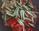 Foto del passaggio 5 della ricetta Vermicelli con verdure