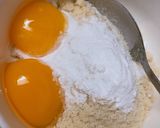 Hình bước làm 1 của món Pancake Hạnh Nhân