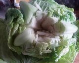 A picture of step 1 of Sig's German style stuffed cabbage rolls with creamy mash.
