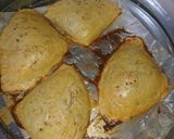 A picture of step 7 of Pattis on patela with ready-made paratha.