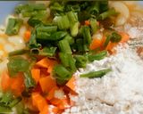 Hình bước làm 1 của món Bánh khọt nui