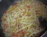 Foto langkah ke 4 dari resep Tumis pepaya muda teri medan.