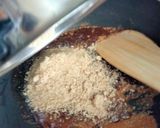 A picture of step 2 of Til ke laddu(white sesame).