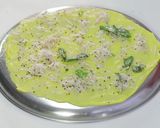 A picture of step 8 of Gujarati Khandvi.