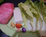 Foto langkah ke 1 dari resep Sawi putih tahu tempe kuah santan.