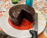 A picture of step 8 of Moist Chocolate Cake.