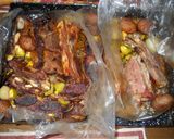 Foto del paso 7 de la receta: Faldita a la bolsa con verduras