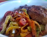 Foto del paso 4 de la receta: Marucha con salteado de verduras