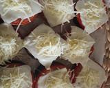 Foto del paso 4 de la receta: Bocados de berenjena con tomate y queso