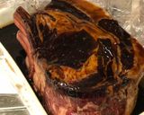 A picture of step 1 of Treacle cured short rib.