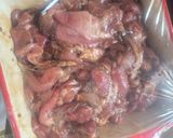 A picture of step 3 of Not-so-Secret Marinated Pork Kabobs w/Pineapple and Peppers.