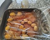 Foto del paso 3 de la receta: Filetes de jamón de cerdo con patatas al horno con sazonador