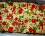 A picture of step 5 of Bread Delight😋🍞💚💛.