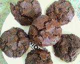 A picture of step 4 of Chocolate&currant cookies.