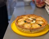 Foto del paso 5 de la receta: Quiche de verduras, bacon y queso de cabra