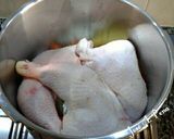 Foto del paso 4 de la receta Caldo del puchero con garbanzos y pollo