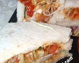 A picture of step 7 of 🥪Chicken fajita sandwich چکن فجیتا سینڈوچ🥪.