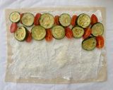 A picture of step 6 of Tomato and Zucchini Galette (Tart).