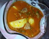 A picture of step 10 of Alu Gosht.