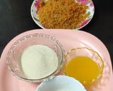A picture of step 1 of Jaggery Rava kesari.