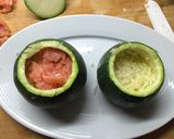 Foto del paso 5 de la receta Calabacitas rellenas de salmón y queso