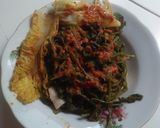 Foto langkah ke 3 dari resep Rujak kangkung tegal.