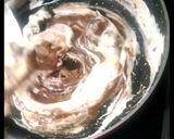 A picture of step 6 of Eggless Wheat flour Dark Chocolate Cake.