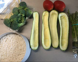 Foto del paso 1 de la receta: Calabacín relleno al estilo secreto