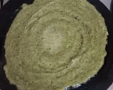 A picture of step 2 of Green moong dal dosa.