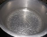 A picture of step 1 of Karak chai.
