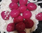 Foto langkah ke 4 dari resep Klepon buah naga.