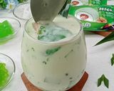 Foto langkah ke 3 dari resep Buko Pandan Es Mochi Klepon.