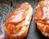 Foto del paso 16 de la receta: Eclairs de nata con toffee salado