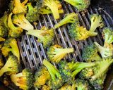 A picture of step 3 of Air fryer Broccoli.