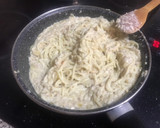 Foto del paso 5 de la receta: Espaguetis con salsa carbonara de atún
