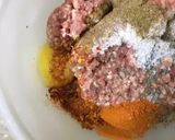 A picture of step 1 of Fry kabab.