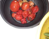 A picture of step 2 of Fresh okro mix.