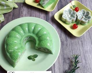 Puding cendol lumut pandan - Step 6